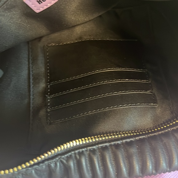 House of want black vegan leather bag with gold hardware - Picture 4 of 5